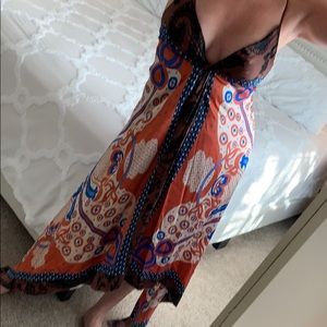 Sexy silk dress